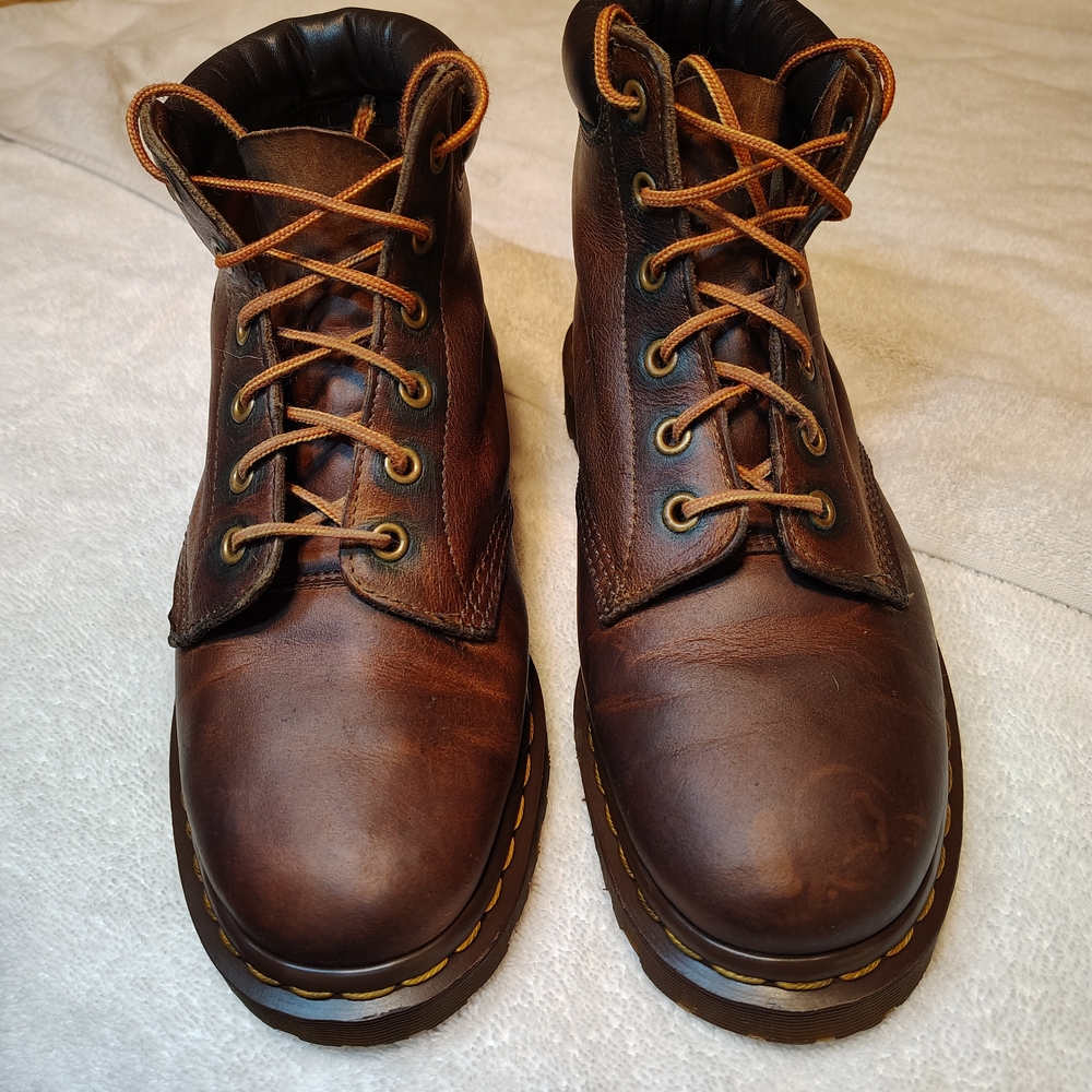 Dr. Martens Dark Brown Leather Boots